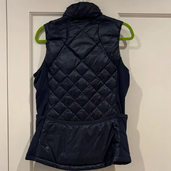 Lululemon Athletica Quilted Navy Vest - Picture 3 of 3